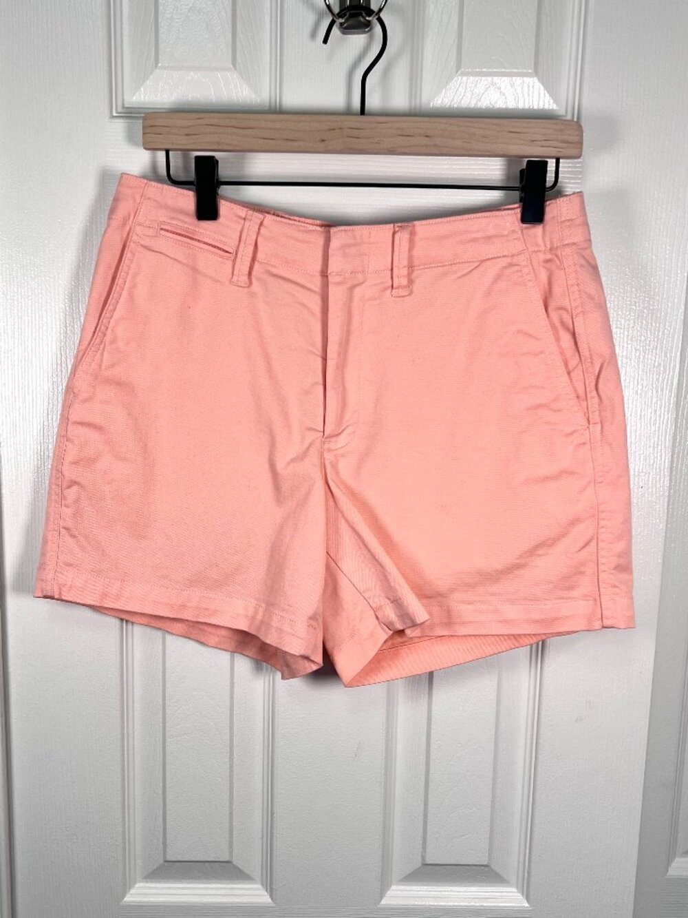 Lands End 5in Elastic Back Band Shorts Pink Size 6